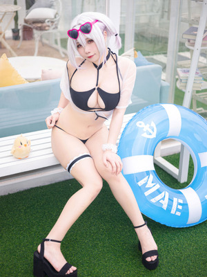 贞子蜜桃 - 舰长图 天狼星 泳装 (碧蓝航线)_16