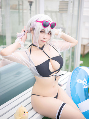 贞子蜜桃 - 舰长图 天狼星 泳装 (碧蓝航线)_18