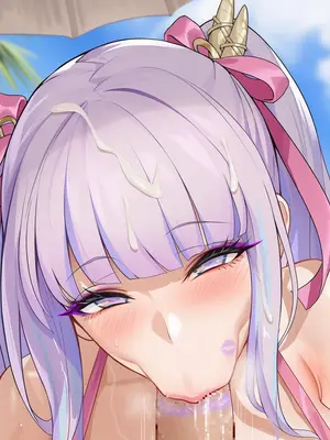 [AI小松鸟]紫藤花海岸的真爱小天使为你而奉上的爱海至恋❤️爱与纯恋之滨❤️真爱天使普利茅斯为你奉上的隐恋侍奉❤️ 1-3[AI Generated]_102_p101