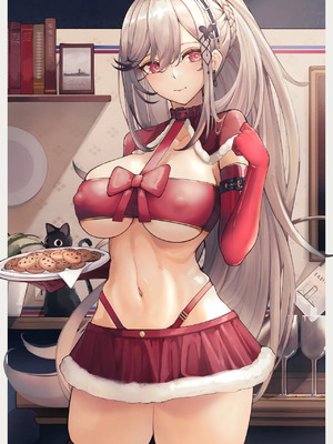 [Patreon] + [Fanbox] Yusha M ／ 勇者＜M型＞_1076_a_Dunkerque_Santa_outfit