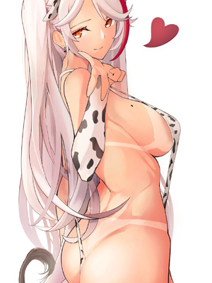 [Patreon] + [Fanbox] Yusha M ／ 勇者＜M型＞_1550_Prinz_Eugen_cow_bikini_b1