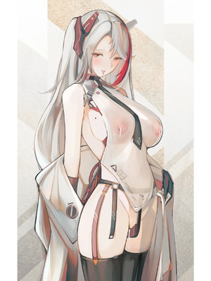 [Patreon] + [Fanbox] Yusha M ／ 勇者＜M型＞_1731_Prinz_Eugen_no_text_e