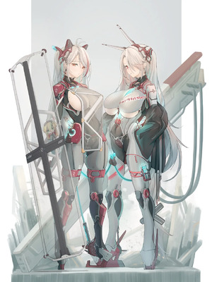 [Patreon] + [Fanbox] Yusha M ／ 勇者＜M型＞_1866_Prinz_Eugen_and_Prinz_Heinrich_no_text_3