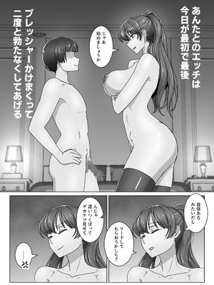 [禁煙草] エリート才女（※読者モデル経験人数一桁）が童貞（と侮っていた男経験人数三桁）に惨敗してマゾ堕ち確定するまで_010