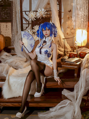 二佐Nisa - 碧蓝航线 圣路易斯 旗袍