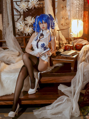 二佐Nisa - 碧蓝航线 圣路易斯 旗袍_02