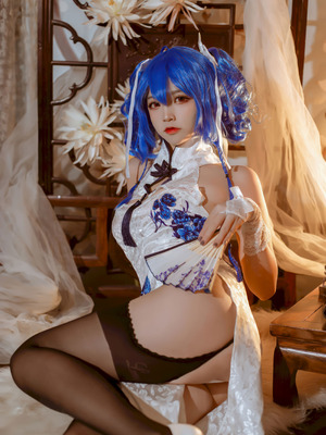 二佐Nisa - 碧蓝航线 圣路易斯 旗袍_05