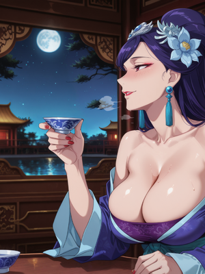 Meowu laha - Lihua ︱ Moonlit Lotus Pond ︱ P1&nbsp;&nbsp;(Patreon) [AI Generated]_Lihua_12