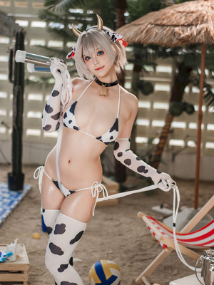 蜜汁猫裘 - 棕色尘埃 泰瑞丝 奶牛比基尼_010