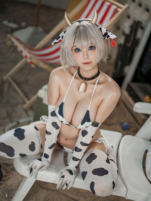 蜜汁猫裘 - 棕色尘埃 泰瑞丝 奶牛比基尼_012