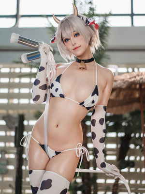 蜜汁猫裘 - 棕色尘埃 泰瑞丝 奶牛比基尼_161