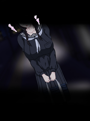 [ターボ星人] 朝、同じバスに乗る物静かなメガネッ娘JKがいつの間にか俺の性癖を知り尽くしHな言葉と黒い下着で誘惑してきた。(メガネなし)_261