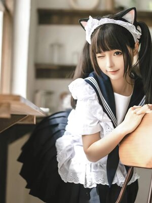 蠢沫沫 – 猫猫女仆_007