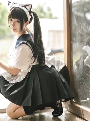 蠢沫沫 – 猫猫女仆_016