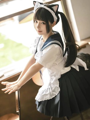 蠢沫沫 – 猫猫女仆_017