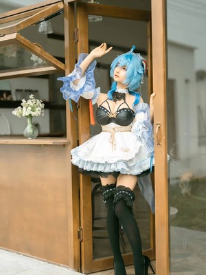 蠢沫沫 – 甘雨女仆_1 (2)