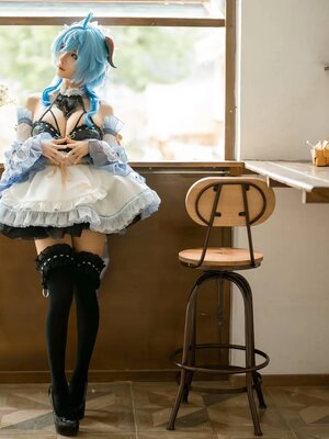 蠢沫沫 – 甘雨女仆_1 (3)