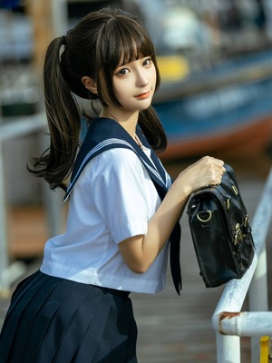 蠢沫沫 – 海风_002