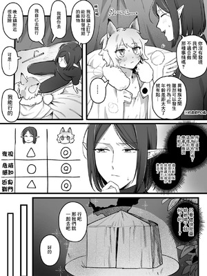 [ゆりしましろ] 発情期が来たケモ耳娘vs受難男エルフ [中国翻訳]_02