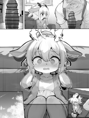 [にゃんこね (ro)] マジメなケモロリルウちゃんがえっちなお店で働くわけがない！ [DL版]_56