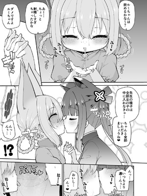 [きつね屋 (リーフィ)] ロリコン先生が他の生徒に手を出さないように何でも言うことを聞いてくれる幼女シュン&ルミの本の本 (ブルーアーカイブ) [DL版]_11