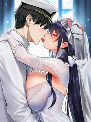 [AI小松鸟] 与吾妻老婆的誓约之日❤️终为眷属的誓约❤️，与吾妻老婆的纯恋婚礼性爱❤️新婚第一夜的狂潮❤️予吾妻老婆的永恒之恋❤️ [Ai Generated]_015_p14