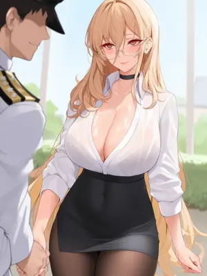 [AI小松鸟] 怨仇老师的纯情生物 教导 ❤️ 前戲+1+2 [Ai Generated]_010_p09