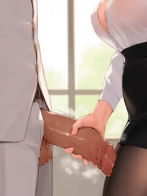 [AI小松鸟] 怨仇老师的纯情生物 教导 ❤️ 前戲+1+2 [Ai Generated]_034_p33