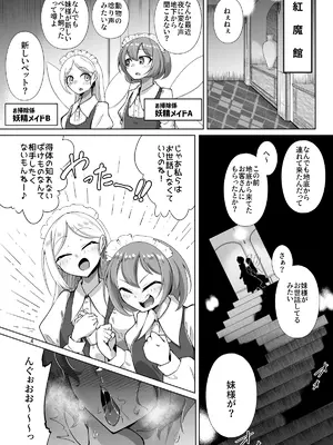 [肌色ルイボスティー (パンダィン)] ふたなり反則探偵さとりvsきんたま破壊神フラン (東方Project) [DL版]_03_keay