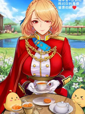 [AI小松鸟]纯恋午间满境❤️，与威尔士亲王老婆共度的茶色余韵❤️醉色云中餐厅的暧昧❤️，威尔士亲王老婆为你吹奏的弥足爱音❤️ 1-2 [Ai Generated]_012_p11