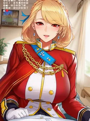 [AI小松鸟]纯恋午间满境❤️，与威尔士亲王老婆共度的茶色余韵❤️醉色云中餐厅的暧昧❤️，威尔士亲王老婆为你吹奏的弥足爱音❤️ 1-2 [Ai Generated]_018_p17