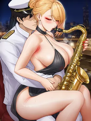 [AI小松鸟]纯恋午间满境❤️，与威尔士亲王老婆共度的茶色余韵❤️醉色云中餐厅的暧昧❤️，威尔士亲王老婆为你吹奏的弥足爱音❤️ 1-2 [Ai Generated]_080_p79