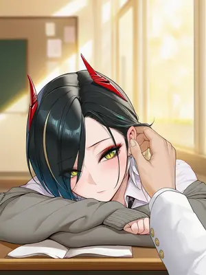 [AI小松鸟]战术学院等候的爱夜❤️与胡腾老婆共处的私密恋爱教室❤️ [AI Generated]_009_p08