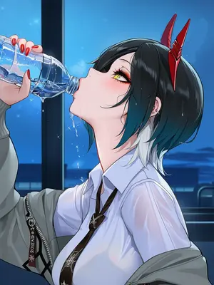 [AI小松鸟]战术学院等候的爱夜❤️与胡腾老婆共处的私密恋爱教室❤️ [AI Generated]_028_p27