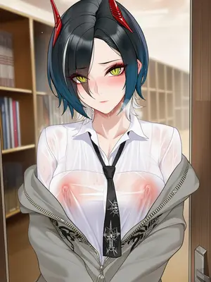 [AI小松鸟]战术学院等候的爱夜❤️与胡腾老婆共处的私密恋爱教室❤️ [AI Generated]_119_p118