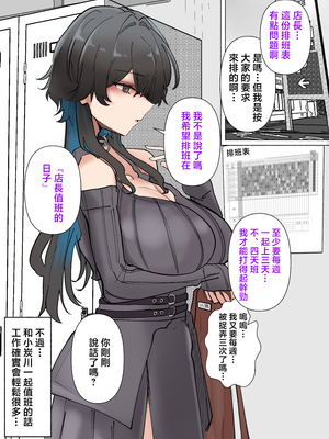 [KANIKORO] うちのバイトのクールでHカップのでか乳ちゃんは弱者男性とでもヤラせてくれるって! [中国翻訳]_005__3