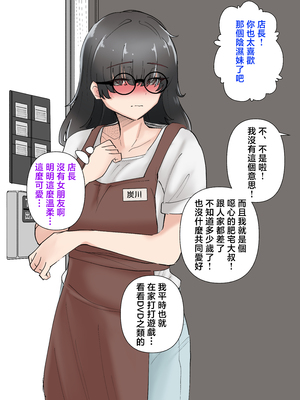 [KANIKORO] うちのバイトのクールでHカップのでか乳ちゃんは弱者男性とでもヤラせてくれるって! [中国翻訳]_048__46