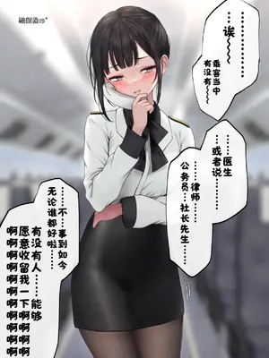 [sigma] 飛行機内でよくある光景…♡［中国翻译］