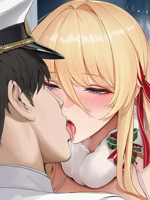 [AI小松鸟]独情之夜的温昧❤️俾斯麦老婆为你以身献上的圣诞之礼[Ai Generated]_037_138998693_36