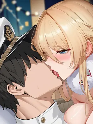 [AI小松鸟]独情之夜的温昧❤️俾斯麦老婆为你以身献上的圣诞之礼[Ai Generated]_038_138998693_37