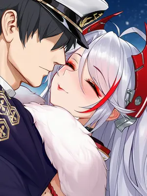 [AI小松鸟]重樱雪夜的温泉赴约❤️与欧根亲王老婆的漫恋之夜❤️ [Ai Generated]_023_p22