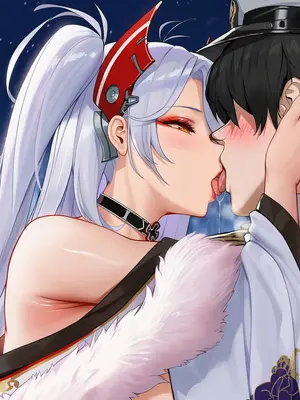 [AI小松鸟]重樱雪夜的温泉赴约❤️与欧根亲王老婆的漫恋之夜❤️ [Ai Generated]_031_p30