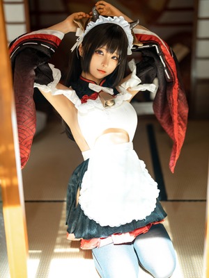 蠢沫沫 – 牛牛女仆_001