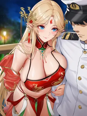 [AI小松鸟]月圆之下的闺恋❤️与布雷斯特老婆共爱的爱夜情房❤️[Ai Generated]_023_p22