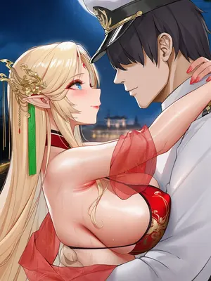 [AI小松鸟]月圆之下的闺恋❤️与布雷斯特老婆共爱的爱夜情房❤️[Ai Generated]_030_p29