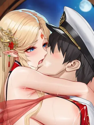 [AI小松鸟]月圆之下的闺恋❤️与布雷斯特老婆共爱的爱夜情房❤️[Ai Generated]_041_p40