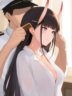 [AI小松鸟]雨夜，风声，与怀里的恋人❤️与重樱小女友共度的蜜恋之日❤️❤️❤️ 1-8 [Ai Generated]_087_p86