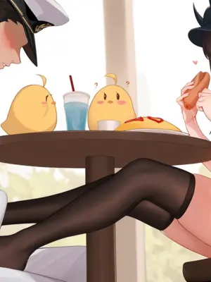 [AI小松鸟]雨夜，风声，与怀里的恋人❤️与重樱小女友共度的蜜恋之日❤️❤️❤️ 1-8 [Ai Generated]_132_p131