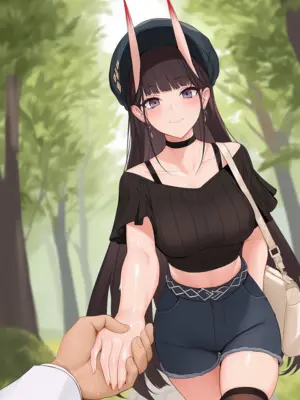 [AI小松鸟]雨夜，风声，与怀里的恋人❤️与重樱小女友共度的蜜恋之日❤️❤️❤️ 1-8 [Ai Generated]_179_p178