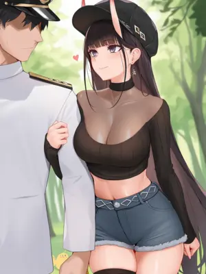 [AI小松鸟]雨夜，风声，与怀里的恋人❤️与重樱小女友共度的蜜恋之日❤️❤️❤️ 1-8 [Ai Generated]_181_p180